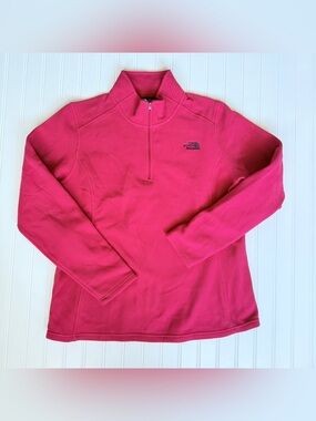 The North Face Hot Pink Quarter-Zip Fleece Pullover